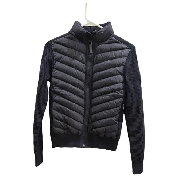 Canada Goose Navy Hybridge High Neck Knit Jacket Size XS NWT Sold OUT in stores - Picture 8 of 9